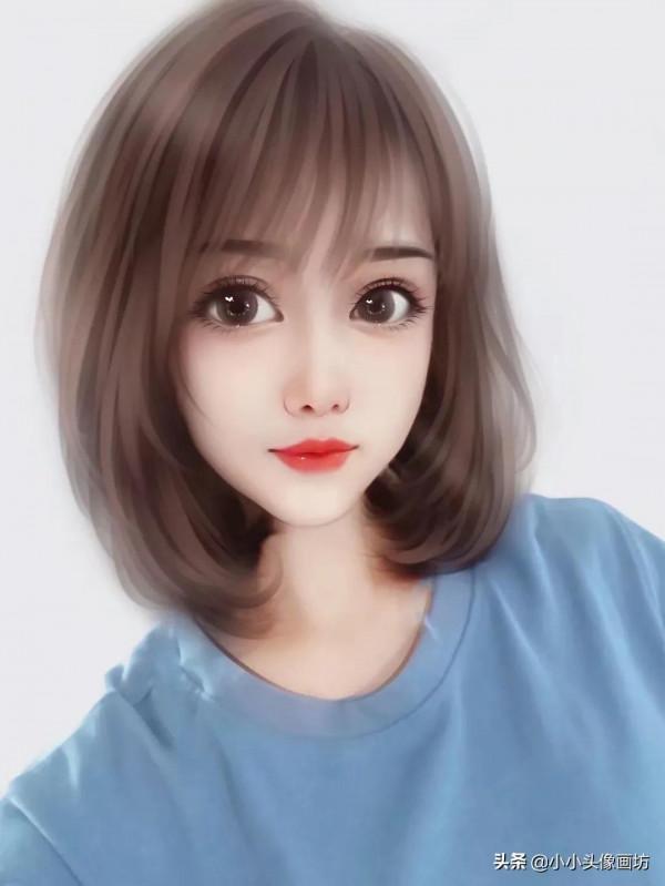 你的頭像該換了，大眼睛漫畫真人卡通頭像，夢幻又好看