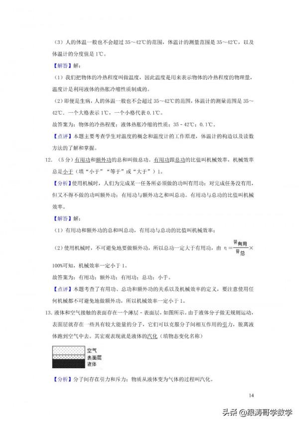 全國各地中考物理模擬試卷（含解析）共96份（上篇48份