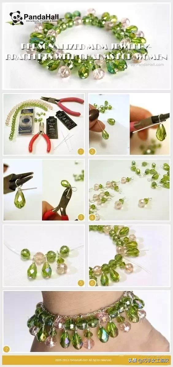 34種串珠飾品教程，收藏了