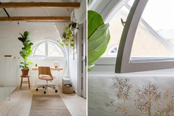 簡潔複式住宅，置身綠色廚房，在躺椅上消磨時光，好一片寧靜綠洲