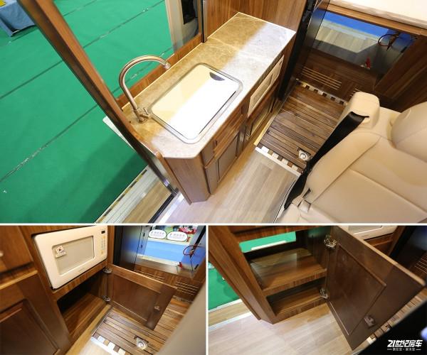 標配48V鋰電系統的魯道爾V90房車,搭實木傢俱可選橫床和縱床佈局 標配48V鋰電系統的魯道爾V90房車,搭實木傢俱可選橫床和縱床佈局