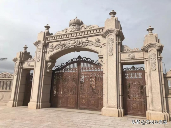 50款別墅石材圍牆大門,奢華大氣 50款別墅石材圍牆大門,奢華大氣