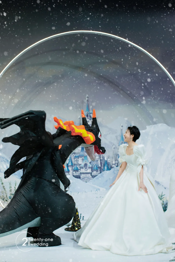 與冬奧會100%浪漫契合的冰雪主題婚禮