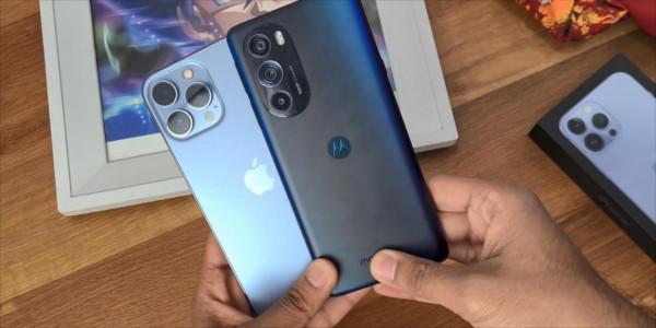 iPhone13ProMax和摩托羅拉egdeX30效能PK，驍龍8Gen1不堪一擊