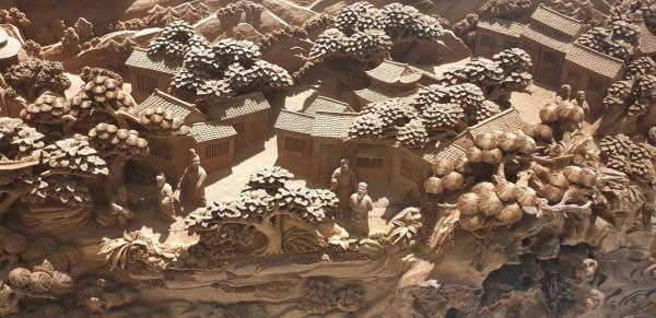 絕世木雕,清明山河圖 絕世木雕,清明山河圖