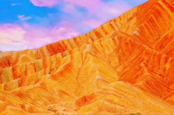 世界地質奇觀美景之中國張掖丹霞地貌