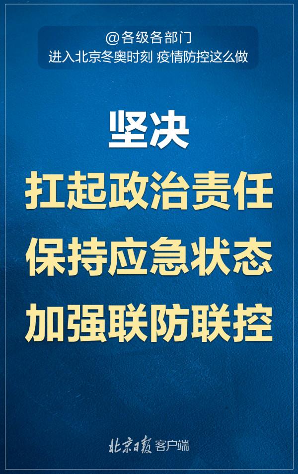 各級各部門注意！進入北京冬奧時刻，疫情防控這樣做