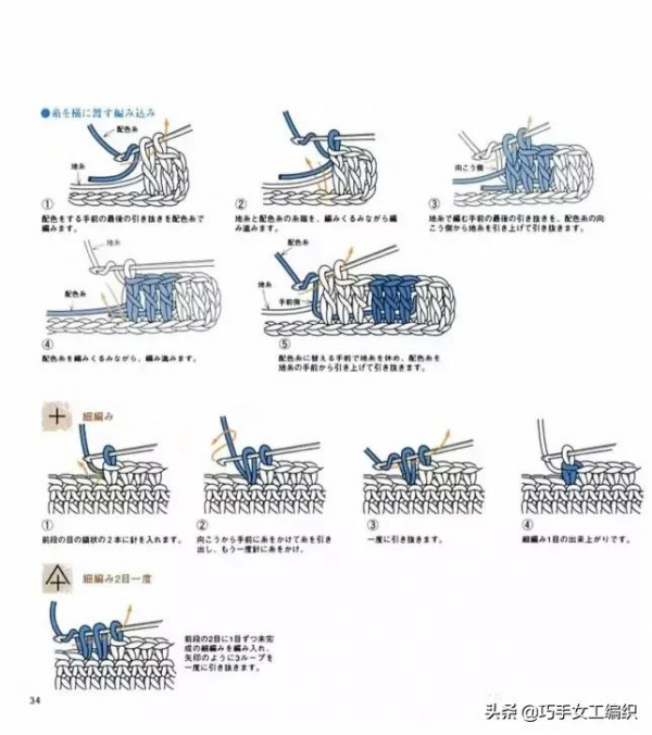 杯墊餐墊居然這麼美，幾團零碎毛線就能鉤一堆！（附圖解）