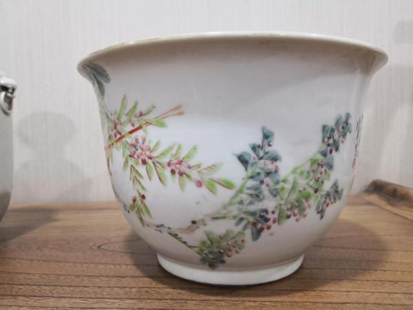 光緒淺絳瓷花盆 光緒淺絳瓷花盆