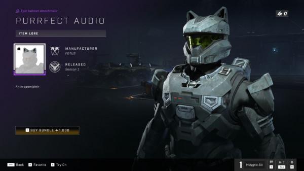 斯巴達戰士也賣萌《光環：無限》推出貓耳裝飾