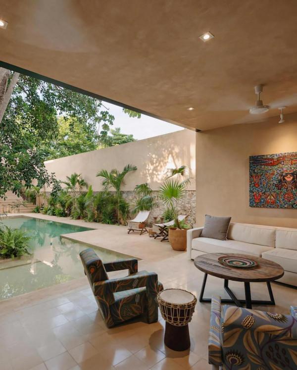 墨西哥殖民地式的老房子