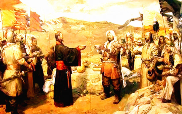 天祚帝：遼國最後一任君主，聽信讒言殺死妻子，祖宗江山毀於一旦