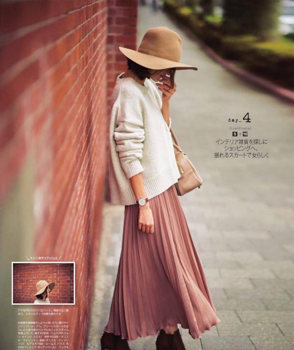 又一冬裝火了，叫“風琴裙”，配大衣毛衣溫柔氣質，讓你美得知性