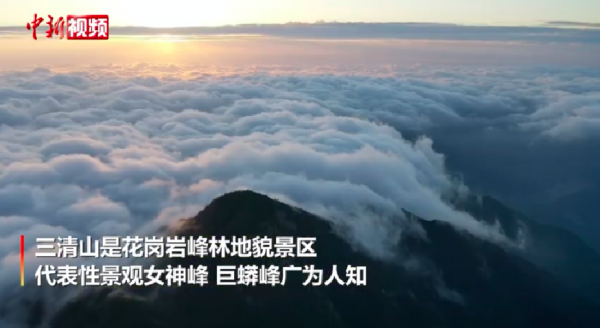 三清山雲海登上中國新聞網!快來抓住三清山雲海升騰的時光…… 三清山雲海登上中國新聞網!快來抓住三清山雲海升騰的時光……