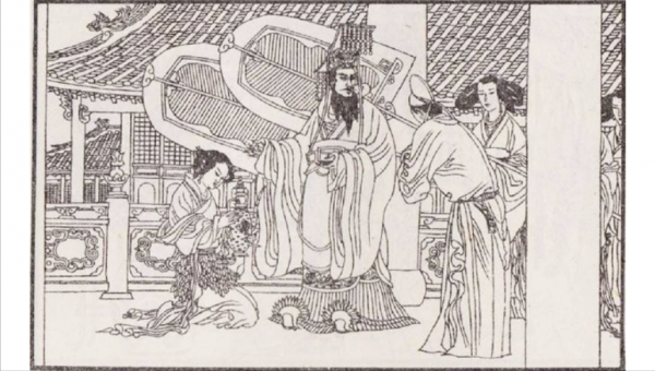 民間故事：書生幫龍王度過了厄運，索要無度，龍王將他吞進了腹中