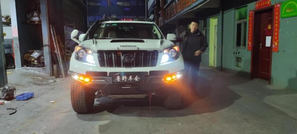 10-13款普拉多安裝掠奪者前槓