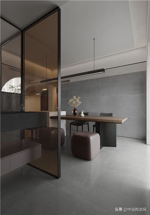 168m²箭牌複合輕紋磚侘寂風戶型，質樸簡約，任誰看了不心動？