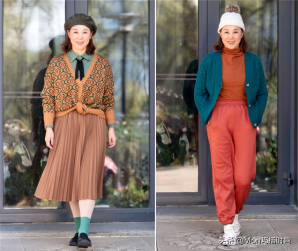 會穿才不顯老！65歲奶奶不靠顏值、也不靠身材，憑穿搭超越同齡人