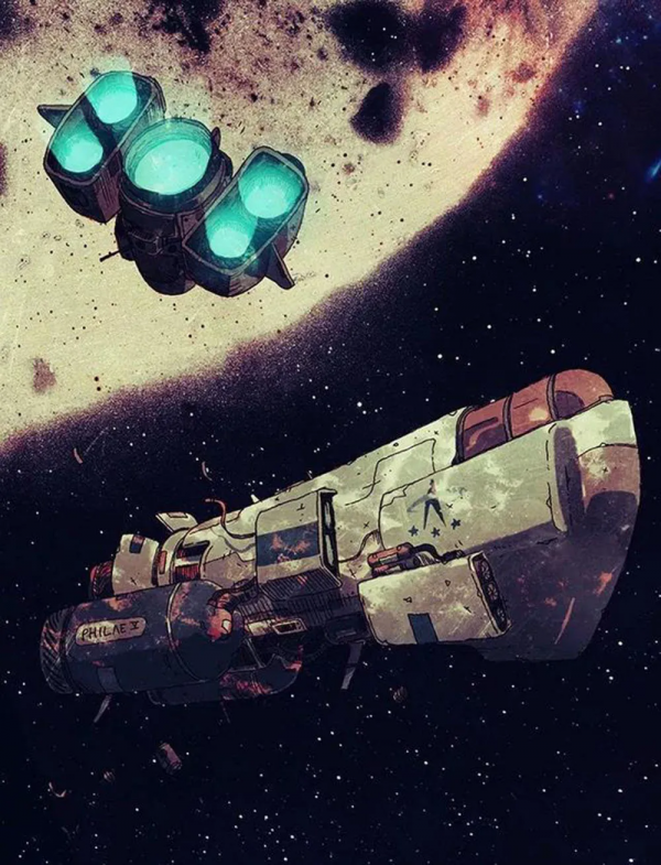 科幻插畫：宛若宮崎駿作品的激萌畫面