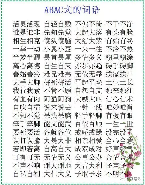 清華博士媽媽：我讓女兒從小就背這張表，6年語文考試次次拿高分