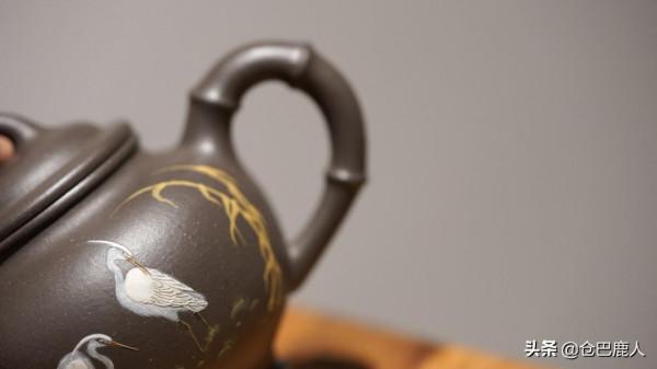 泥繪白鷺竹節笑櫻「白鷺戲水·碧霄生風」 泥繪白鷺竹節笑櫻「白鷺戲水·碧霄生風」