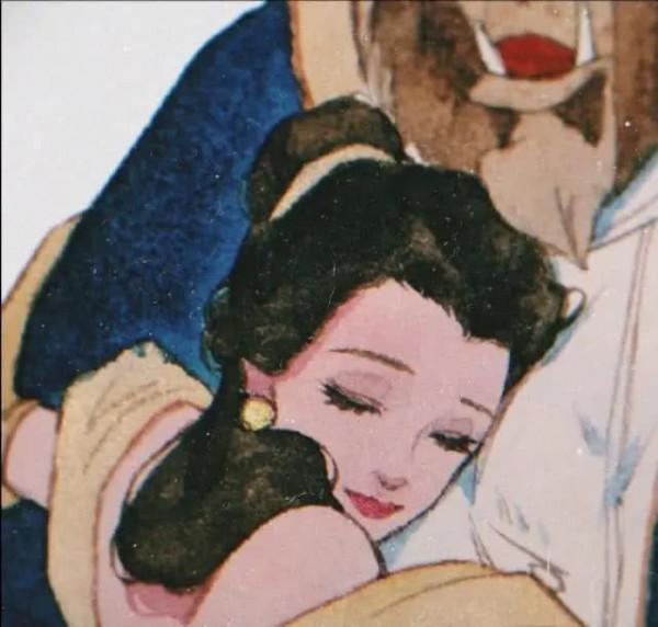 插畫風漫畫風情侶頭像 | 遇見即是上上籤