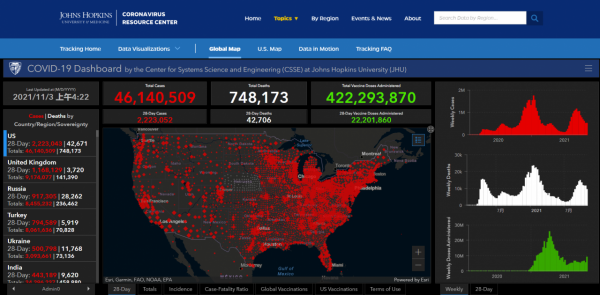 美國新增確診69331例、死亡1355例