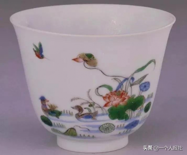 清康熙“十二花神杯” 清康熙“十二花神杯”