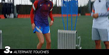 卡洛琳教你如何練習近距離控球 卡洛琳教你如何練習近距離控球