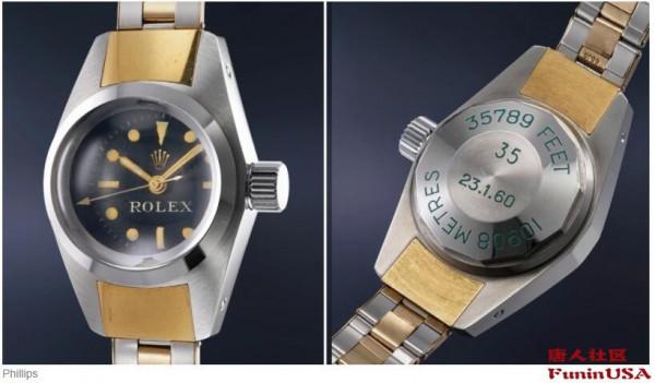 物以稀為貴，極為罕見的勞力士潛水錶或拍出260萬美元的高價