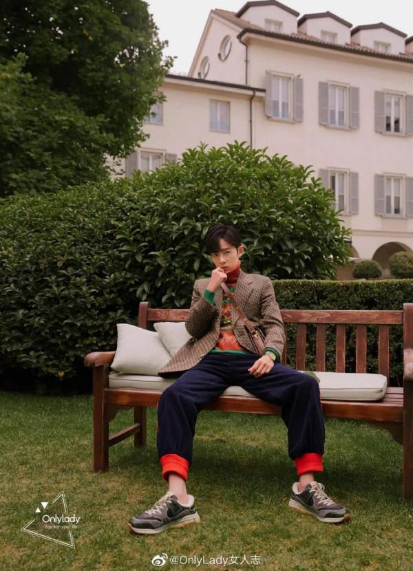 肖戰2020米蘭春夏時裝秀官博圖合集