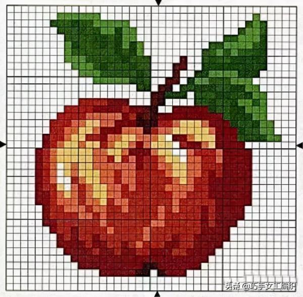 剩餘的十字繡線，在籃子上這樣刺繡，看完第一個就想收了