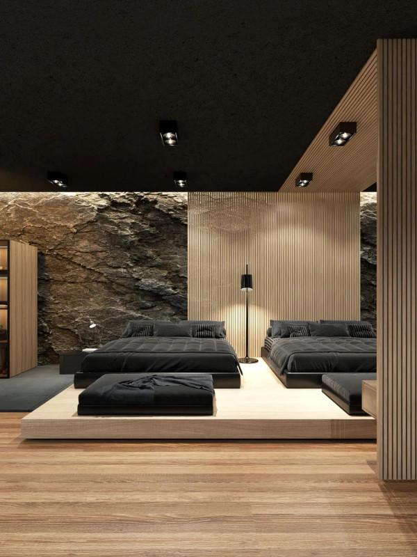 紐約哈里曼州立公園的黑色別墅