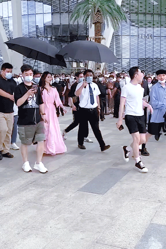 劉詩詩稱之為天神下凡，行走教科書