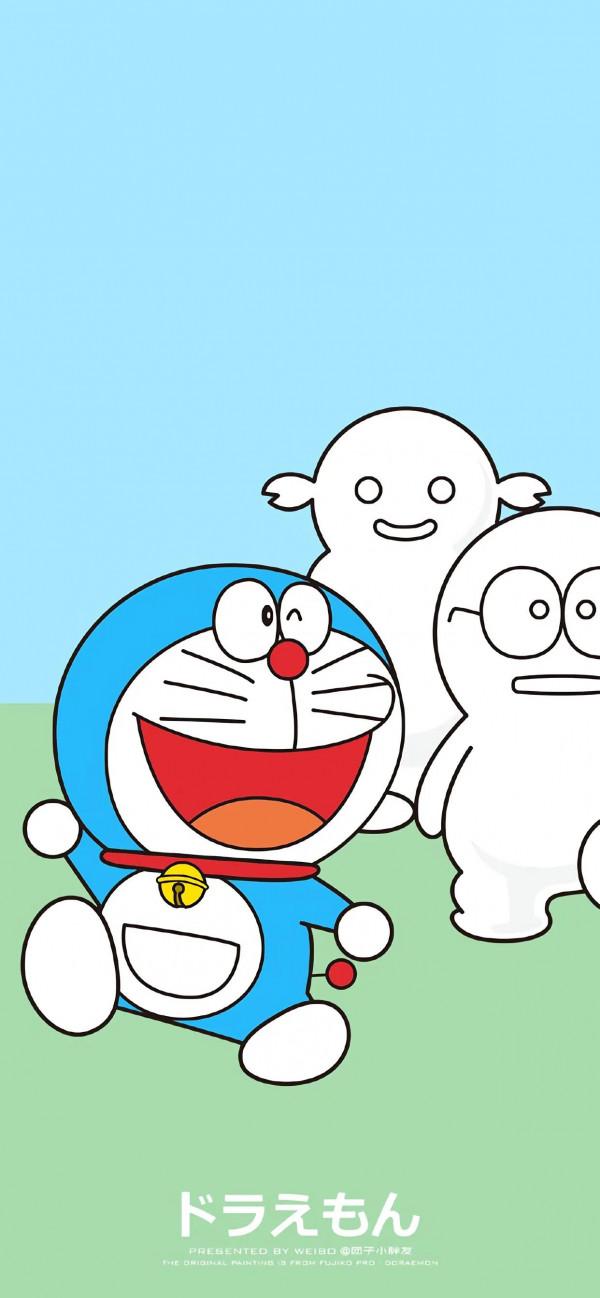 哆啦A夢 | 藍胖子4K高畫質全面屏手機桌布