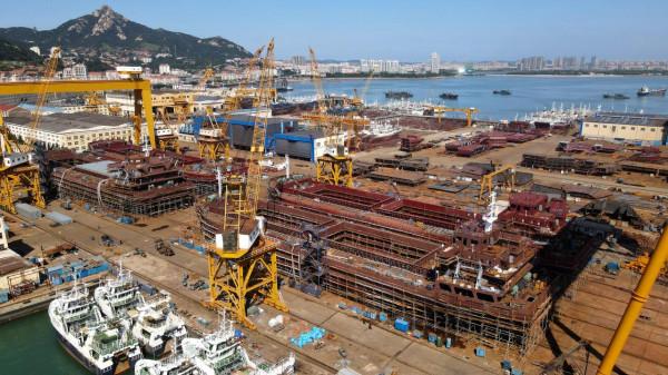 韓國船企9月新接訂單量居全球第二,不及中國一半 韓國船企9月新接訂單量居全球第二,不及中國一半