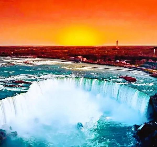 分享，最美瀑布，收藏了.