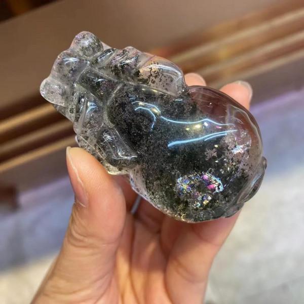 綠幽靈招財貔貅 綠幽靈招財貔貅