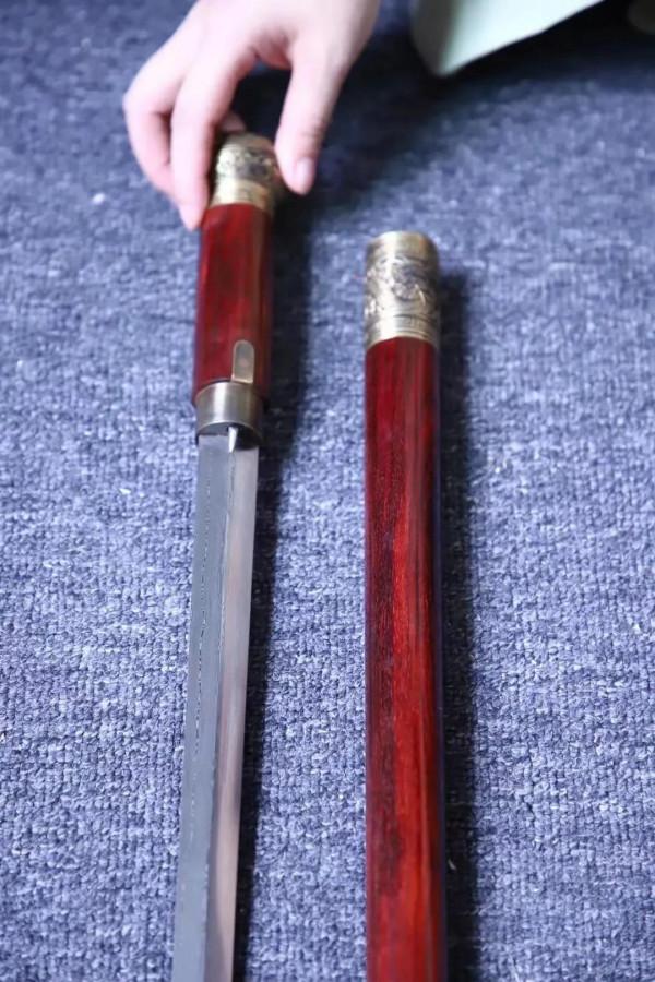 小葉紫檀騰龍·手杖劍！這算不算無雙神器