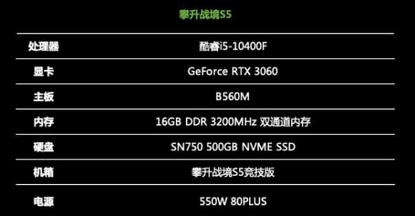 攀升戰境S5主機評測：RTX 3060助你暢玩