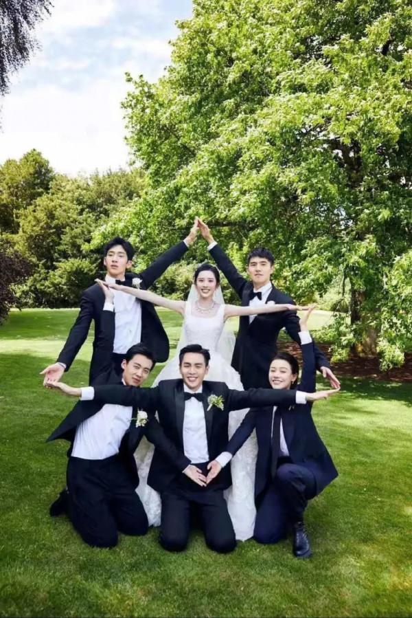 高顏值伴郎伴娘團
