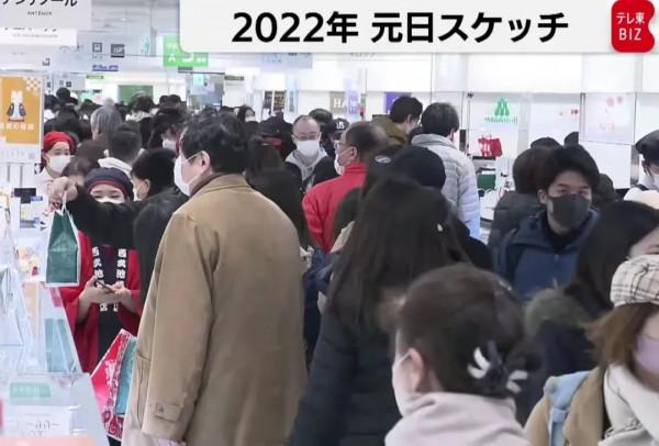 日本新年的淺草、富士山、迪士尼到處都是人人人人人