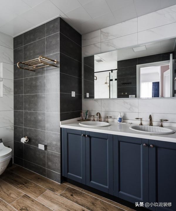 158㎡美式混搭裝修，全屋配色賞心悅目，背景牆更是讓人眼前一亮