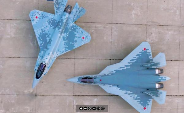 蘇75和蘇57同臺亮相，原來這麼大，隨後去迪拜秘密展示現場推銷