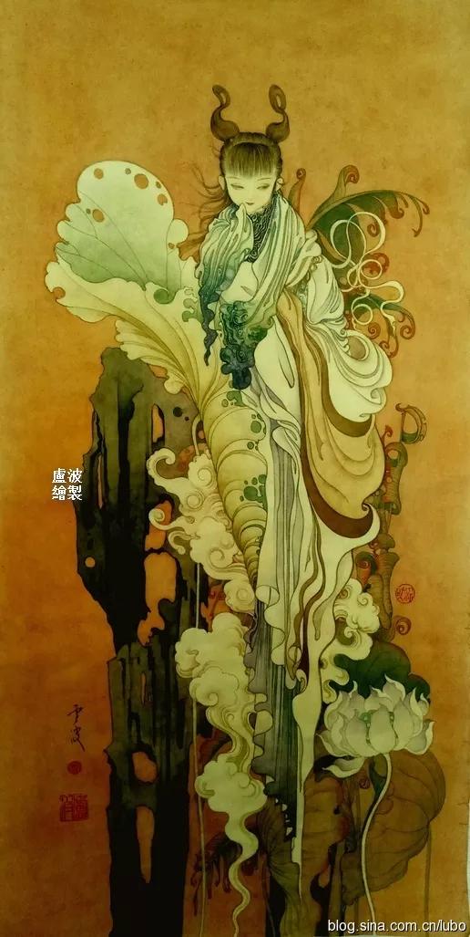 著名插畫師盧波作品欣賞