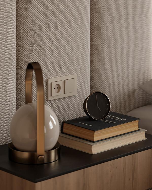 分享一套現代家居設計，奶油色的裝飾和舒適的燈光增添了時尚優雅