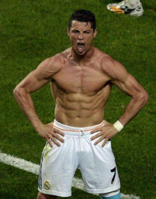 頂級肌肉！博爾特的小腿，泰森的脖子，軍神的背肌，C羅的體脂率