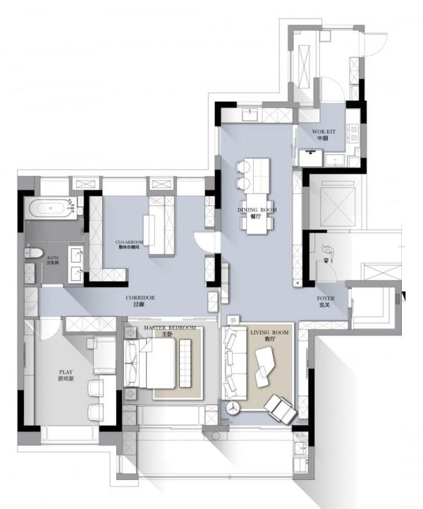 180㎡現代主義，安靜舒適的設計，令人輕鬆愜意