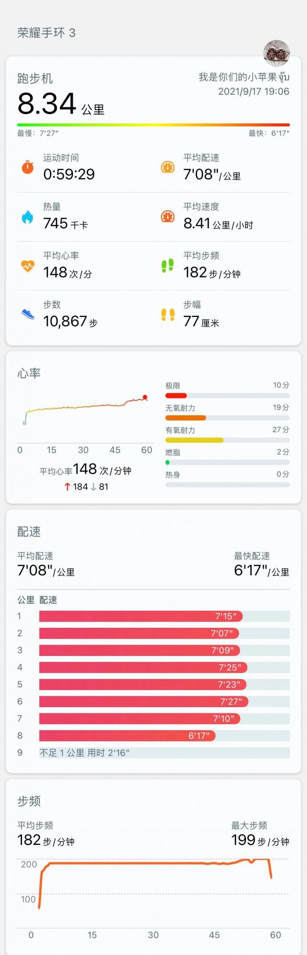 控心率跑第二十一天- -恢復