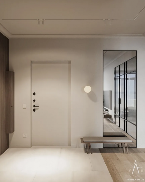 灰白色+原木，不失氣質的靜雅